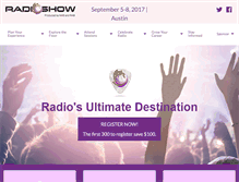 Tablet Screenshot of nabradioshow.com